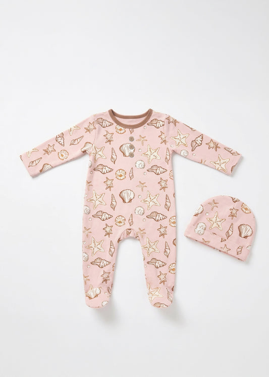 Baby Girl Ocean Wonders Footie set