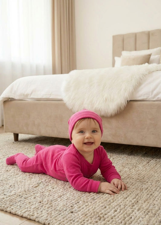 Fuchsia Global Dreamer Footie set