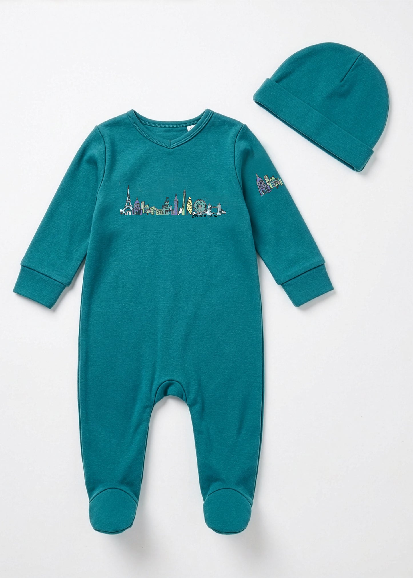 Teal Global Dreamer Footie set