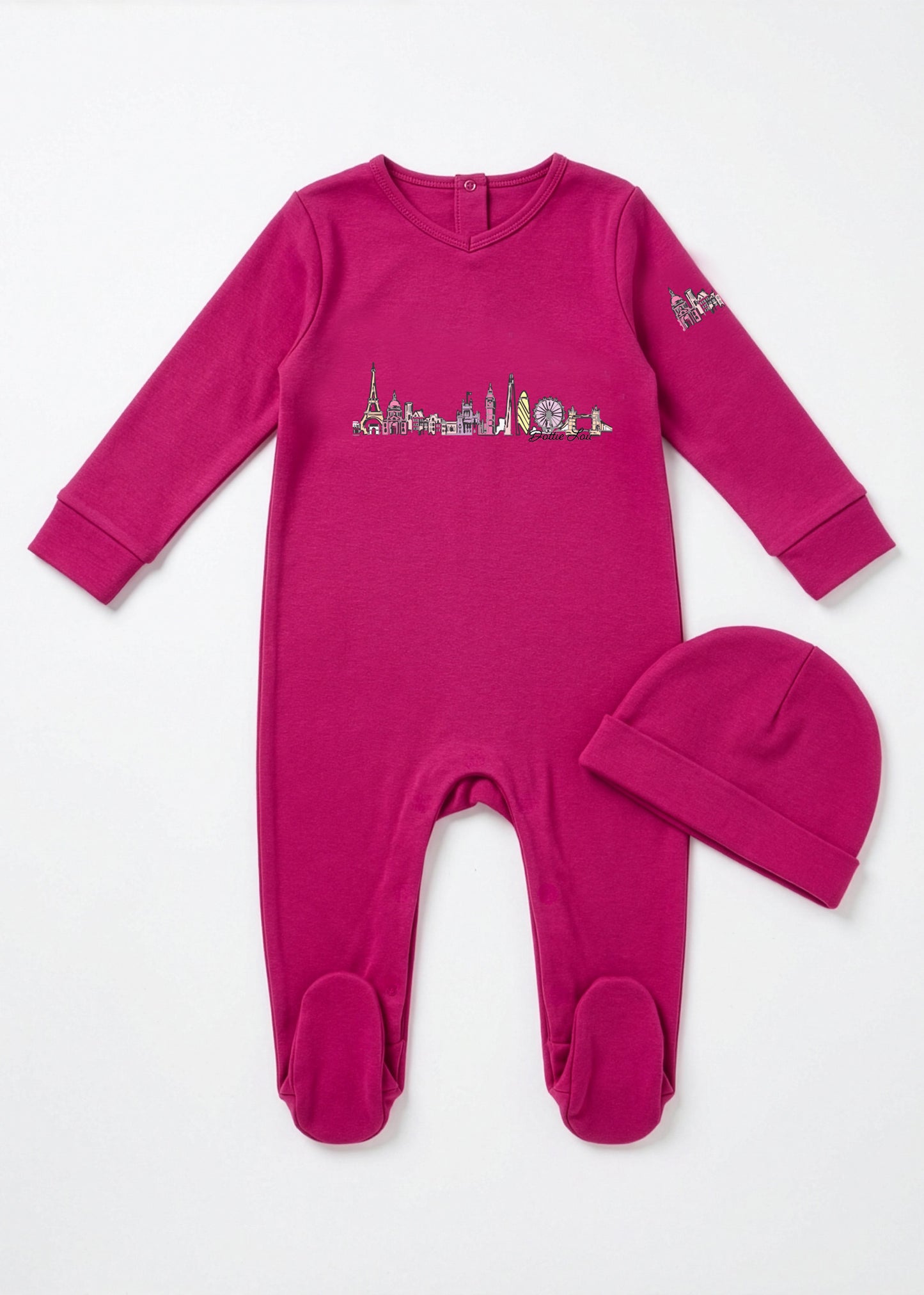 Fuchsia Global Dreamer Footie set