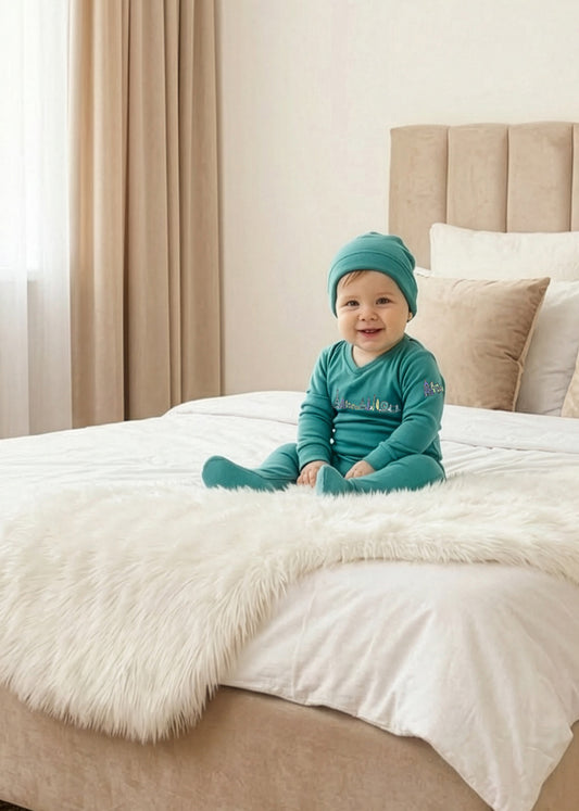 Teal Global Dreamer Footie set