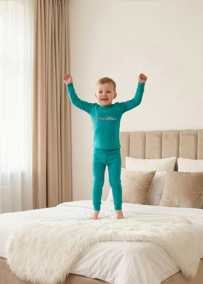 Teal Global Dreamer Loungewear set
