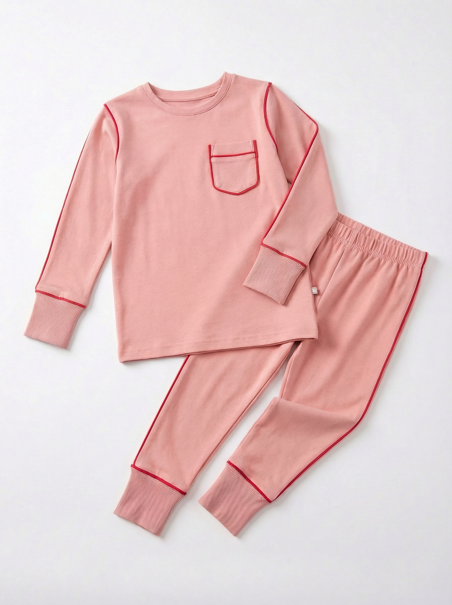 Blush Piping Pajama set